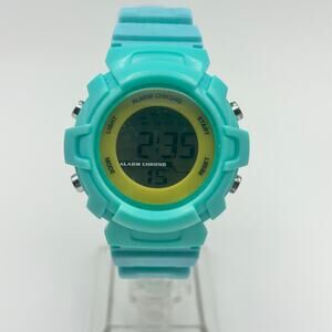 XHILARATION Blue Women’s Digital Watch St. Steel 35mm Working